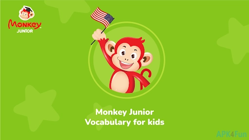 Ảnh chụp màn hình ứng dụng Monkey Junior với các hoạt động học tiếng Anh tương tác dành cho trẻ em